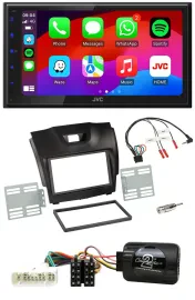 JVC Bluetooth USB Lenkrad 2DIN DAB Autoradio für Isuzu D-Max ab 12 dunkelgrau
