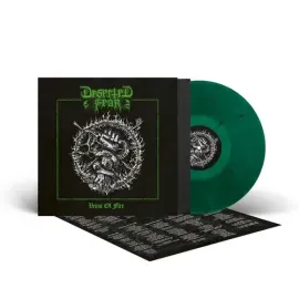 Виниловая пластинка Deserted Fear - Veins of Fire - Green Marble [New Vinyl LP] Colored Vinyl, Green