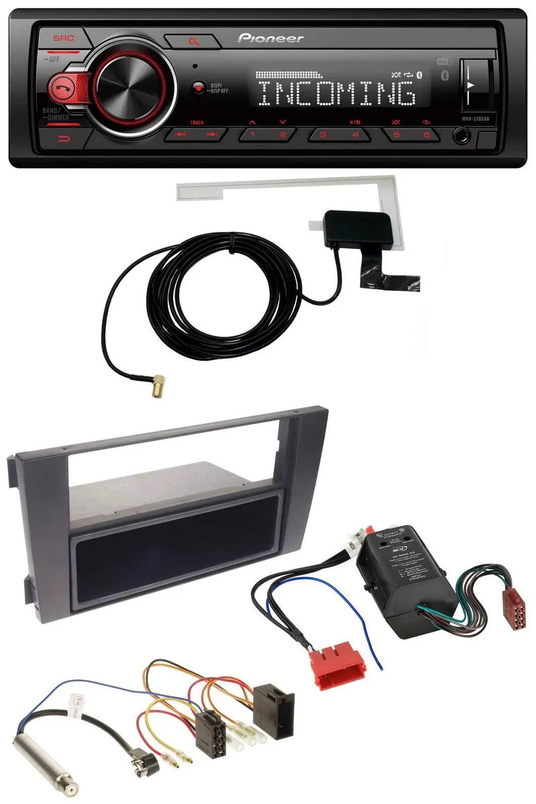 Pioneer MP3 AUX CD DAB USB Autoradio für Audi A6 01-05 C5 Symphony Bose Aktivsys