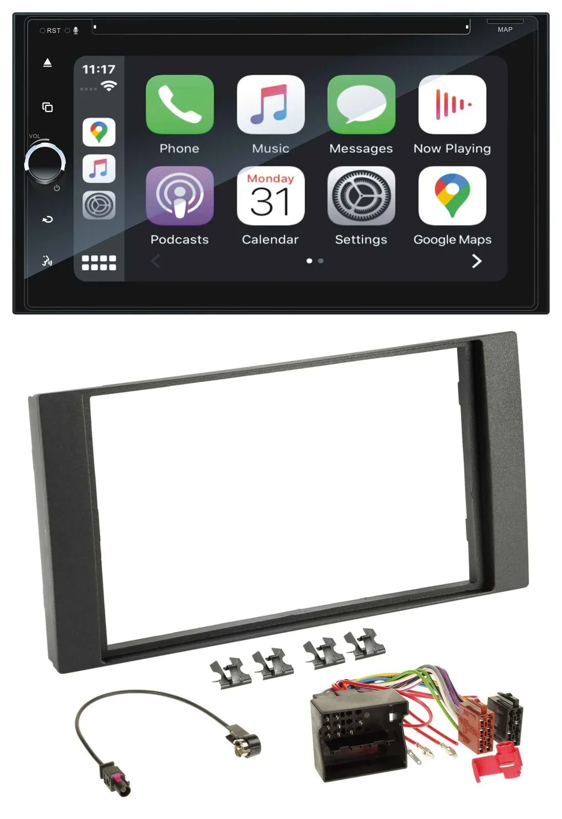 Blaupunkt 2DIN Bluetooth DAB USB DVD MP3 Autoradio für Ford Fusion Transit Kuga