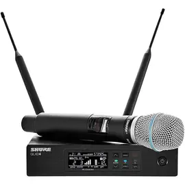 Микрофонная радиосистема Shure QLXD24/B87A Digital Wireless HH Mic System With QLXD4 Receiver Band X52