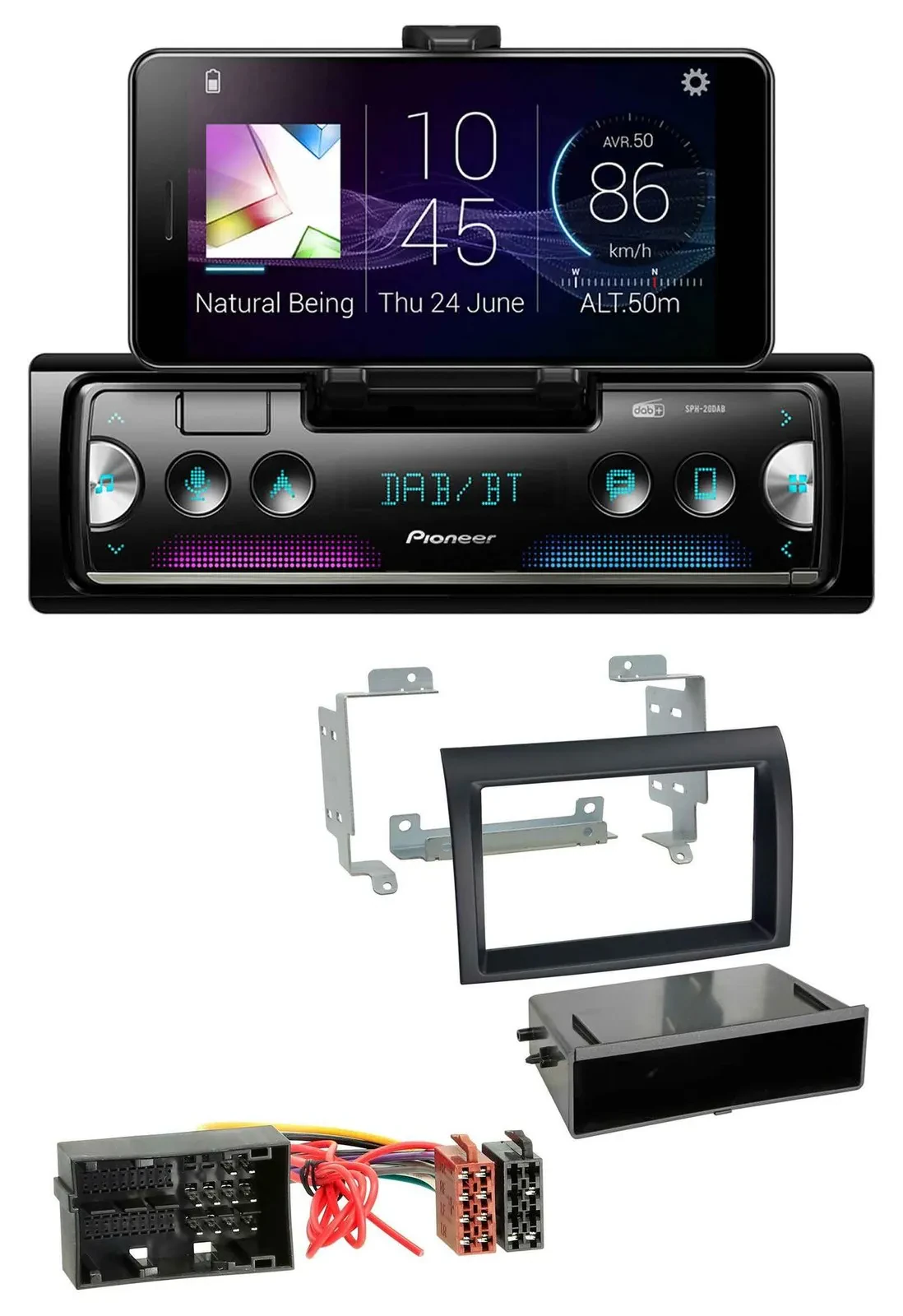 Автомагнитола для Citroen Jumper (с 2014), Fiat Ducato Pioneer USB, MP3, Bluetooth, DAB