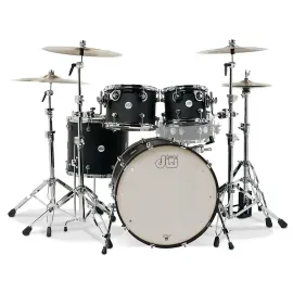 DW Design Series 4-Piece Shell Pack Black Satin