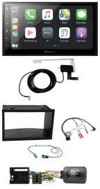 Pioneer USB Lenkrad 2DIN Bluetooth DAB Autoradio für VW Polo Passat Quadlock