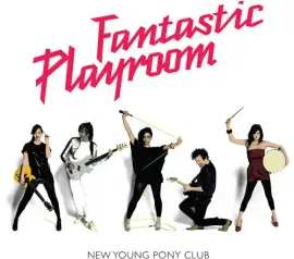 Виниловая пластинка New Young Pony Club - Fantastic Playroom - Pink [New Vinyl LP] Bonus Track, Colo