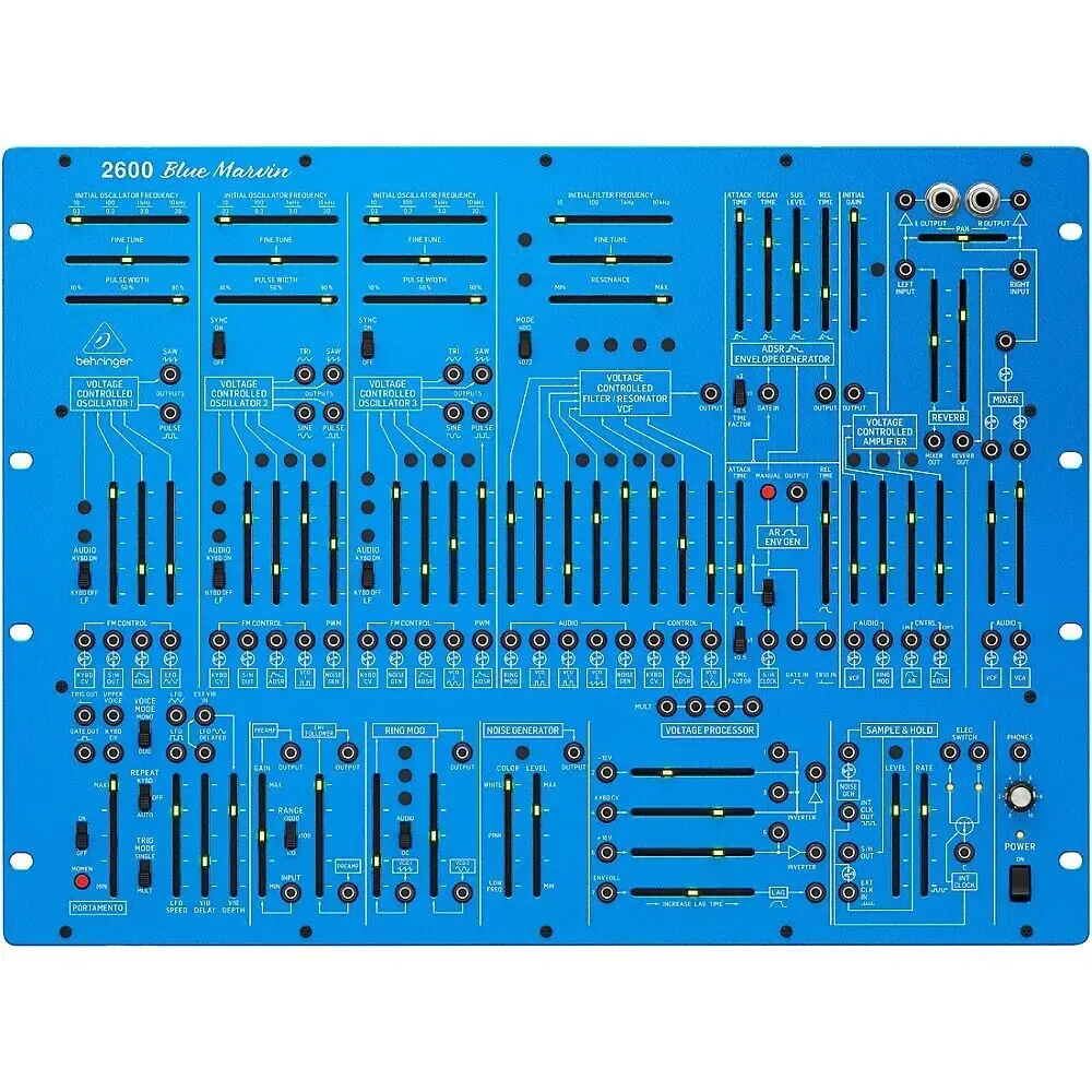 Модульный студийный синтезатор Behringer 2600 Blue Limited Edition