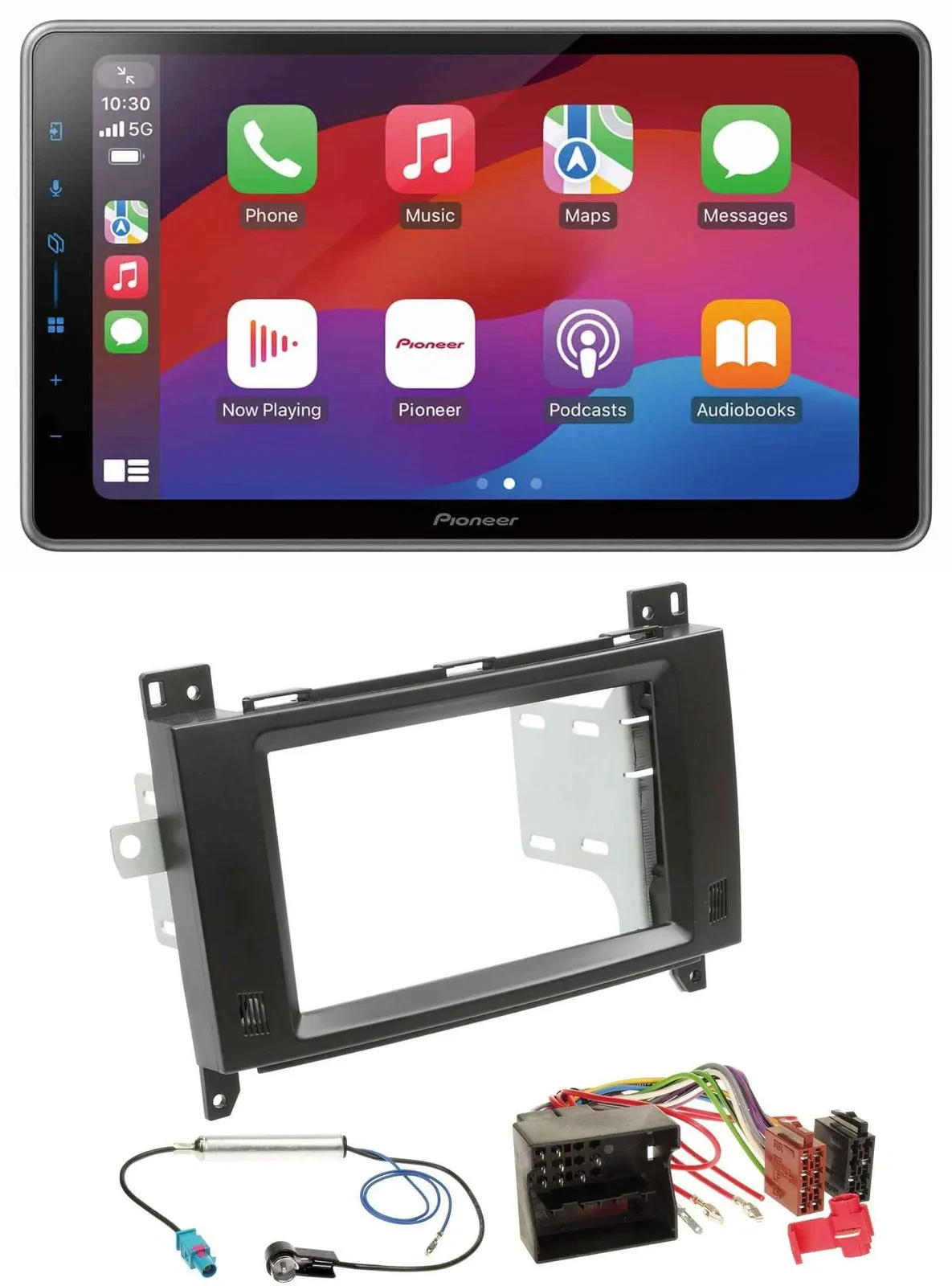 Pioneer MP3 USB DAB Bluetooth 2DIN Autoradio für Mercedes Viano Vito 06-14 schwa