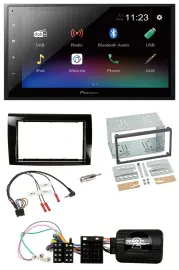 Pioneer USB Bluetooth DAB 2DIN Lenkrad Autoradio für Fiat Bravo 2007-2014