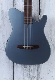 Ibanez FRH10N Thinline Nylon Acoustic Electric Guitar Indigo Blue Metallic