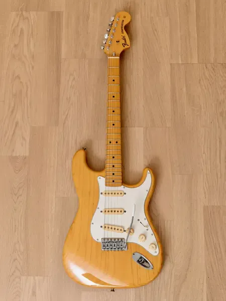 Электрогитара Fender '71 Stratocaster ST71-85TX SSS Natural w/gigbag Japan 1999