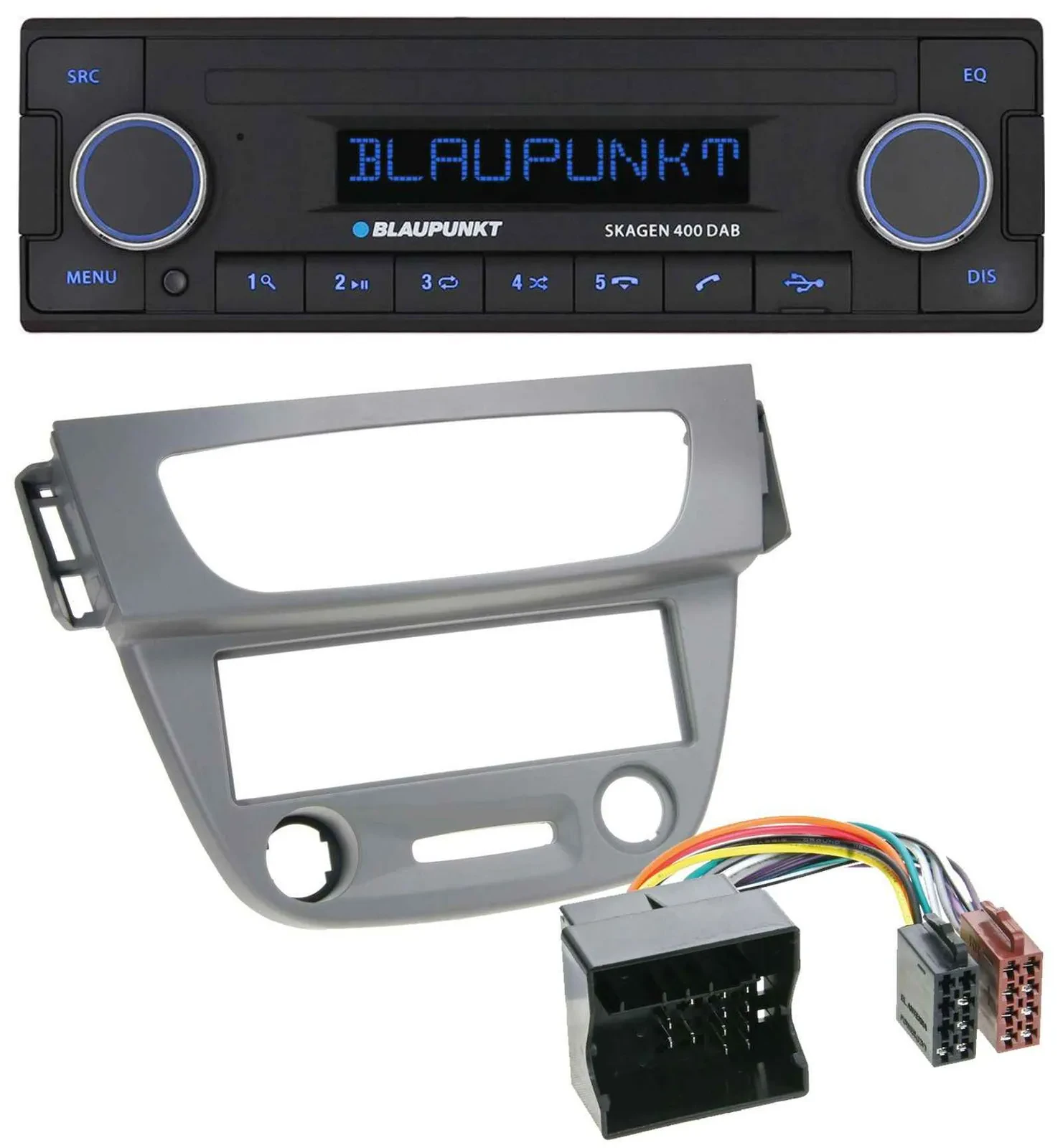 Blaupunkt DAB USB Bluetooth MP3 Autoradio für Renault Megane 3 Quadlock 09-14 gr