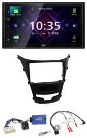 JVC DAB 2DIN Lenkrad Bluetooth USB Autoradio für SSangYong Korando ab 13 Tasten