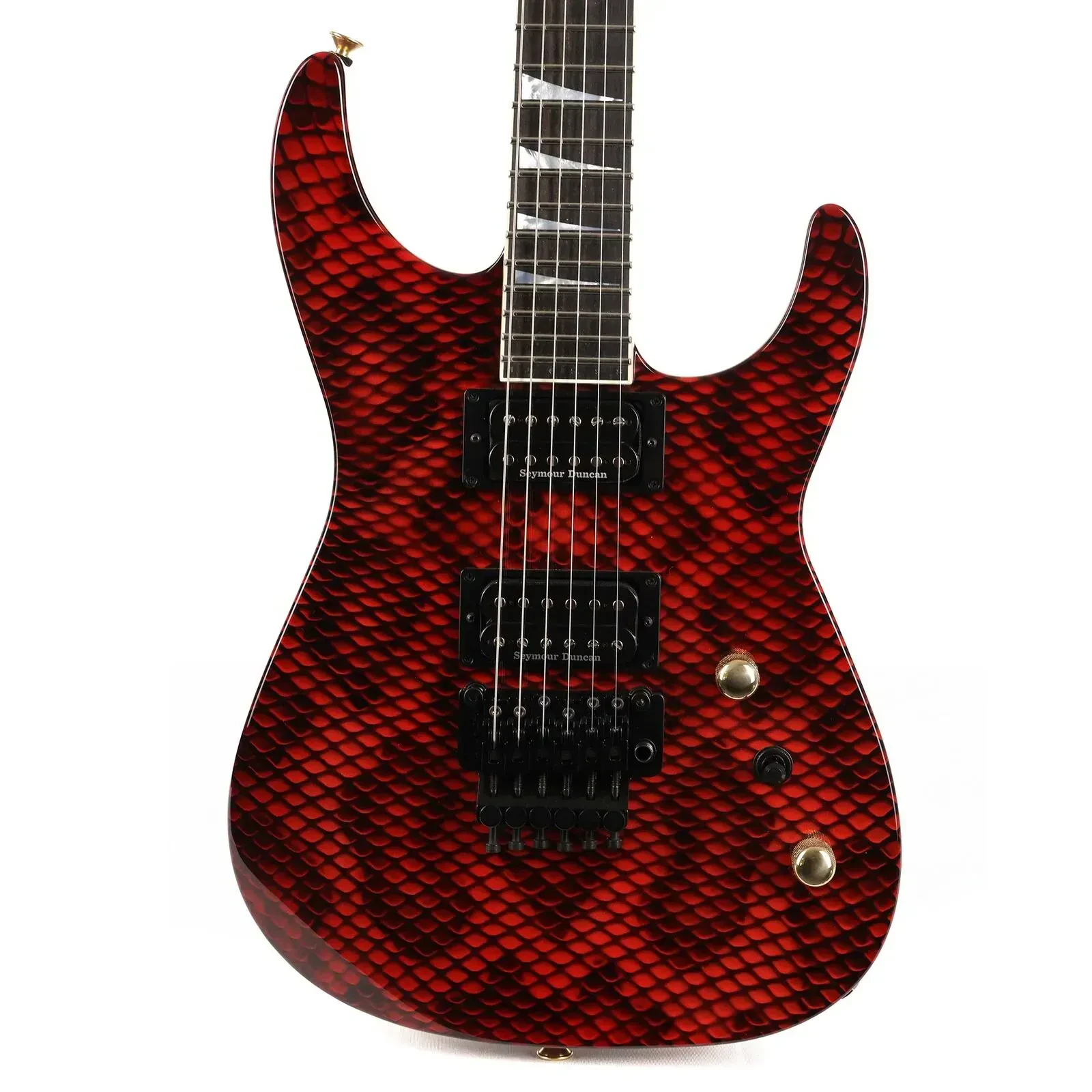 Jackson Custom Shop SL2H-V Soloist Red Snakeskin Music Zoo Exclusive