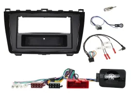Einbauset Lenkradadapter DIN Autoradio für Mazda 6 2010-2012 klavierlack