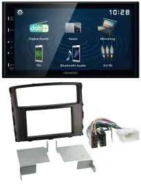 Автомагнитола для Mitsubishi Pajero/Shogun (с 2014) Kenwood 2-DIN Bluetooth MP3 USB DAB