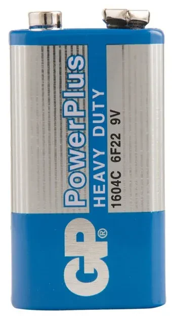 Батарейка солевая GP Power Plus 6F22