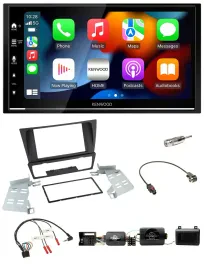 Kenwood DAB USB Bluetooth 2DIN Lenkrad Autoradio für BMW 3er E90 E91 E92 E93 PDC