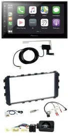 Pioneer USB Lenkrad 2DIN Bluetooth DAB Autoradio für Toyota Yaris 06-11 OEM-Navi