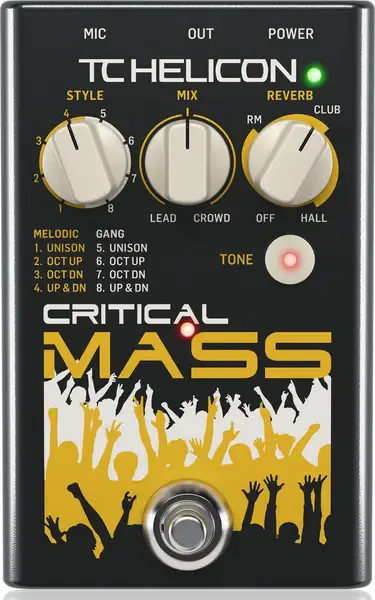 Вокальный процессор TC Helicon Critical Mass