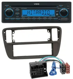 VDO AUX MP3 1DIN CD USB Autoradio für Seat Mii (ab 2011)