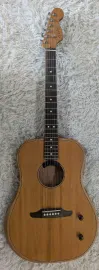 Б/У Электроакустическая гитара Fender Highway дредноут, махагони, с чехлом