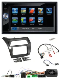 Blaupunkt SD Bluetooth 2DIN MP3 USB Lenkrad Autoradio für Honda Civic 2006-2012