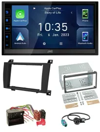 JVC DAB Bluetooth MP3 USB 2DIN Autoradio für Mercedes SLK R171 2004-2011