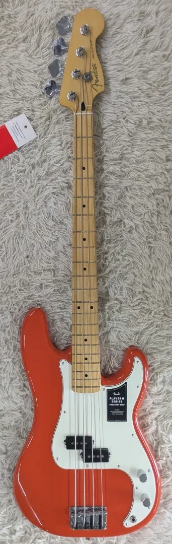 Fender  Player II Precision Bass®, Maple Fingerboard, Rallye Orange - MIM