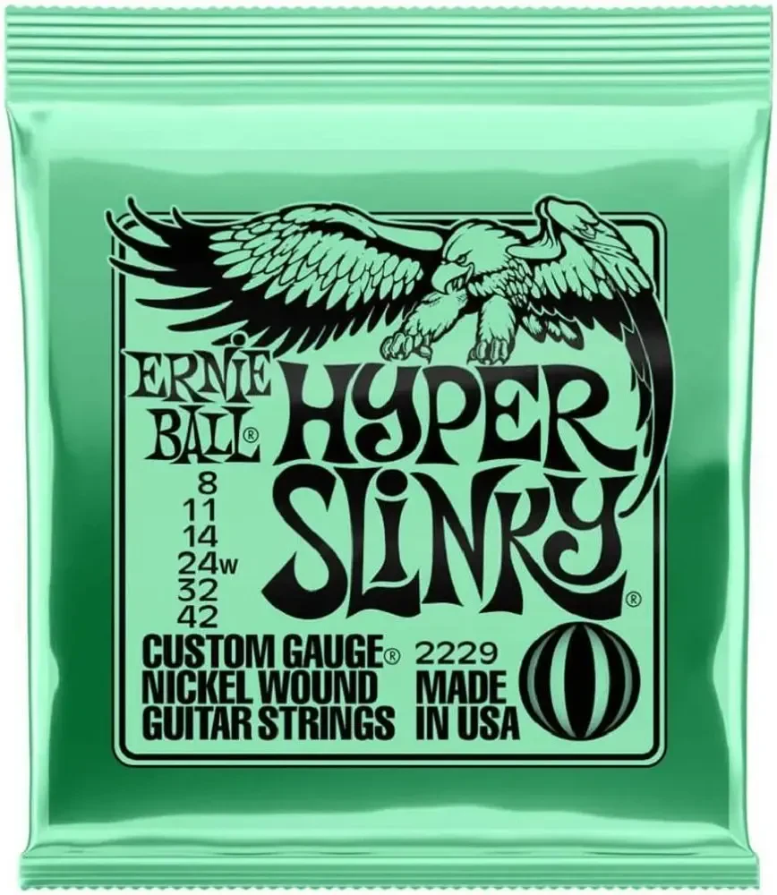 Струны для электрогитары Ernie Ball 2229 Slinky Hyper 8-42