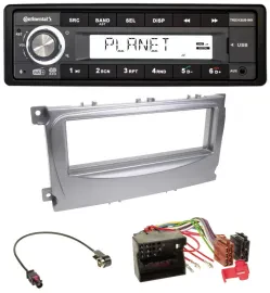 Continental USB 1DIN AUX DAB MP3 Autoradio für Ford Galaxy C-Max Focus ab 2007 s
