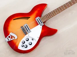 1966 Rickenbacker 330/12 Vintage 12 String Electric Guitar Fireglo w/ Case