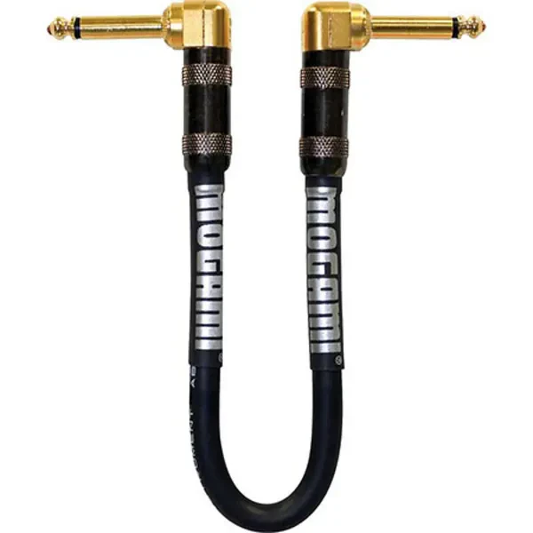 Mogami Platinum Guitar 18" 90 deg. To 90 deg. Ultra Premium Pedal Patch Cable