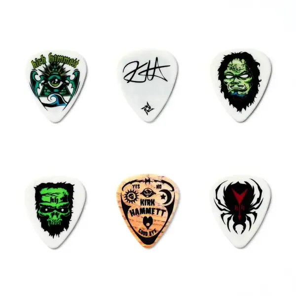 Медиаторы Dunlop KH01T088 Kirk Hammett Monster Loose, 6 штук в коробочке, 0.88 мм