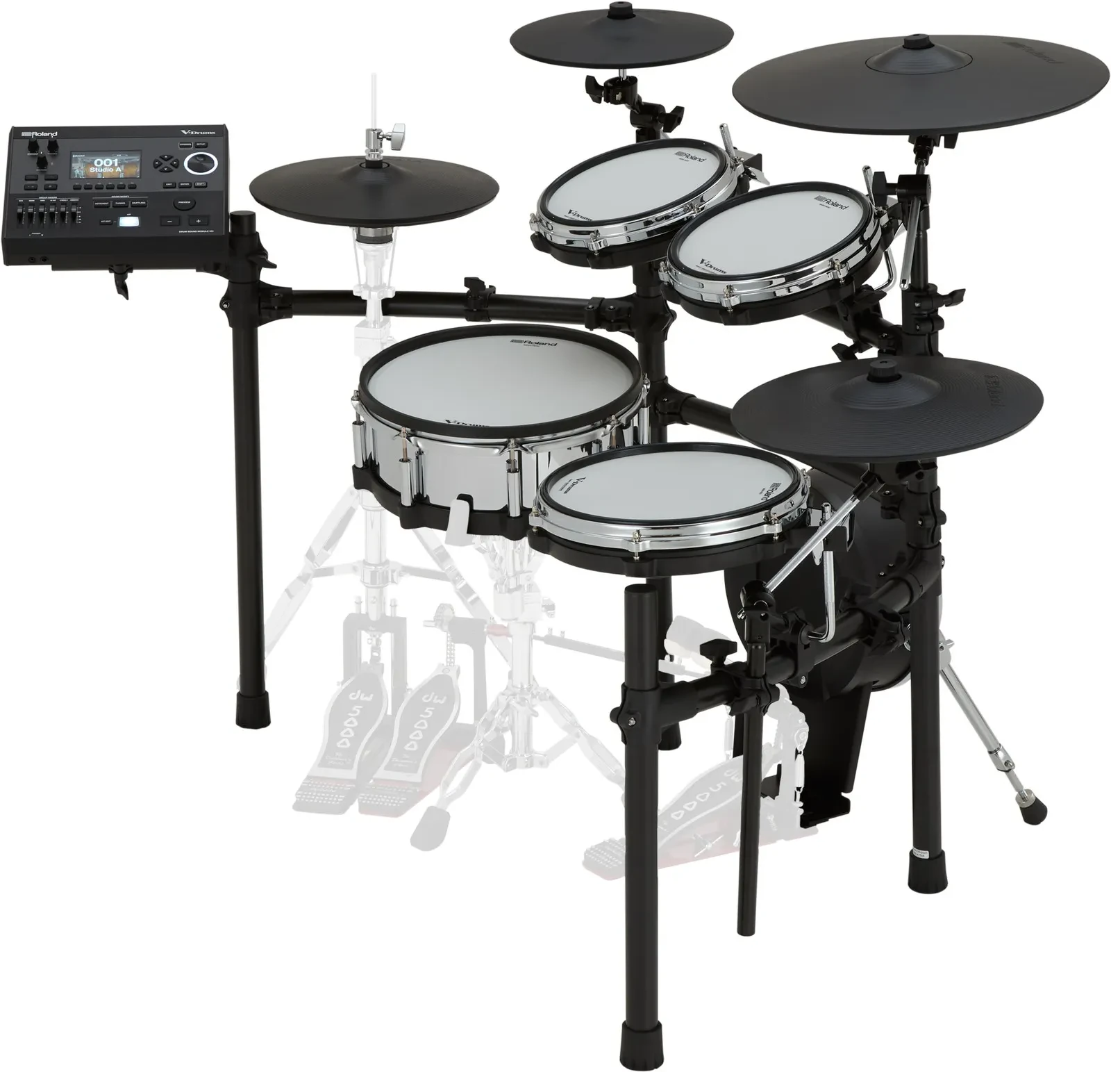 Roland TD516 V-Drums, Compact 5 Series Mid-Level V-Drum Kit, w/V51 module