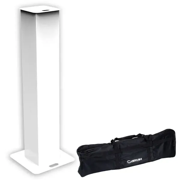 Odyssey LVS4677WHT White Height Adjustable Portable Light Column Tower idjnow