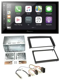 Pioneer MP3 Bluetooth DAB 2DIN USB Autoradio für Skoda Fabia 2004-2007 6Y Faceli