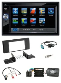Blaupunkt 2DIN Bluetooth TMC USB Lenkrad SD Navigation für BMW X5 E53 2000-2006