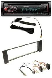 Автомагнитола Pioneer CD/MP3 USB Bluetooth DAB для Audi A4 (B6, 2000–2004), ISO