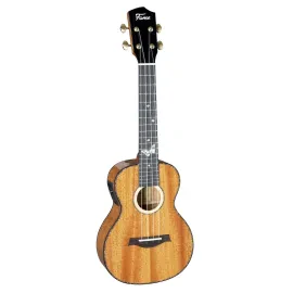 Konzert Ukulele, Massive Mahagoni-Decke, Hochglanz, Belcat Tonabnehmer, Gigbag
