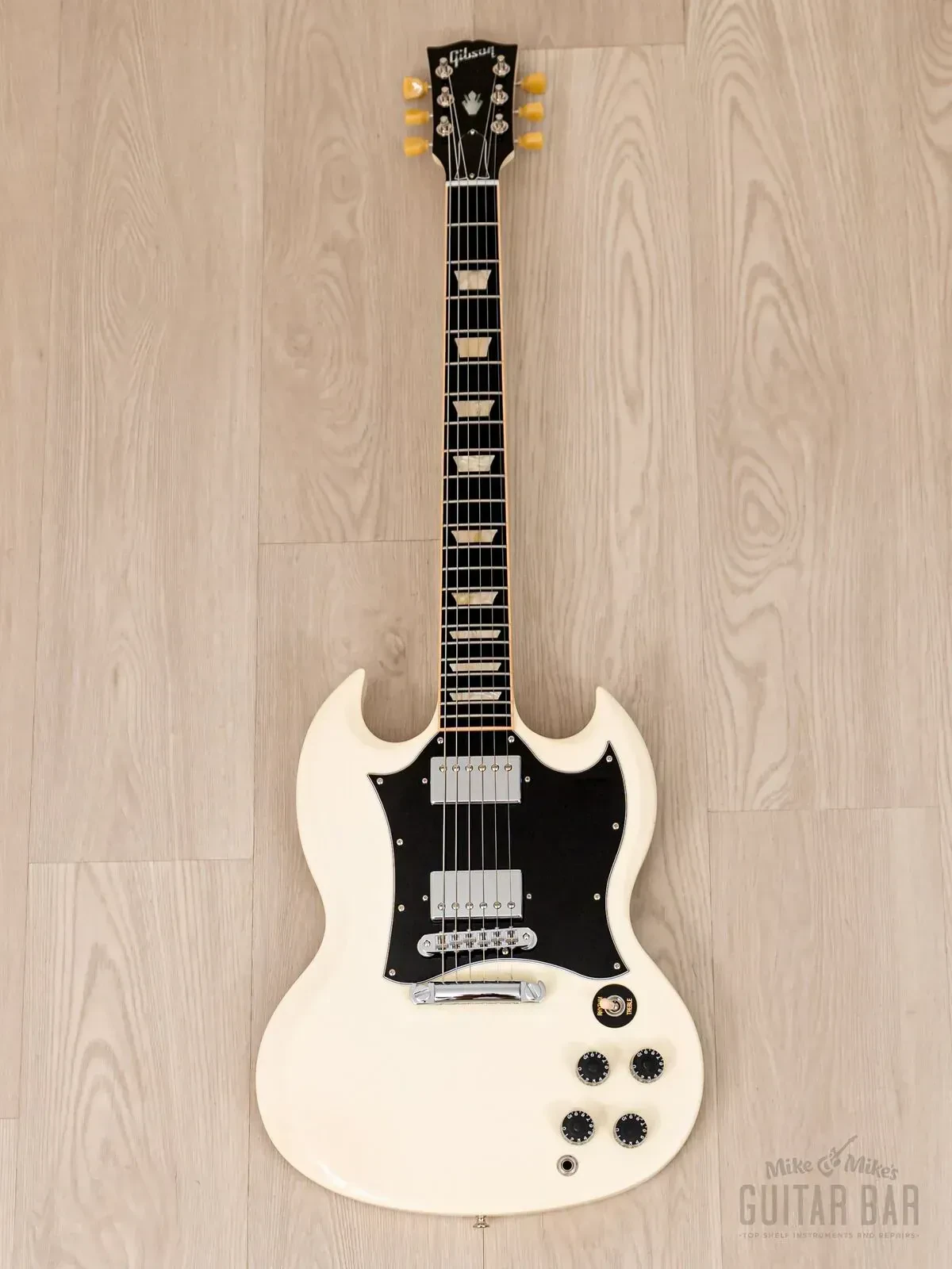 Электрогитара Gibson SG Standard 60s Coil Tap HH Classic White w/case USA 2010
