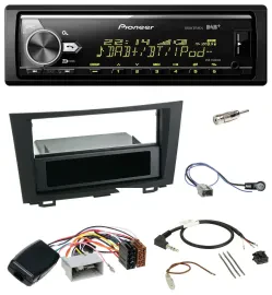 Pioneer Bluetooth USB DAB Lenkrad Autoradio für Honda CRV (2006-2012)