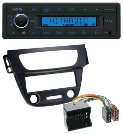VDO Bluetooth AUX USB MP3 Autoradio für Renault Megane 3 09-14 Quadlock schwarz