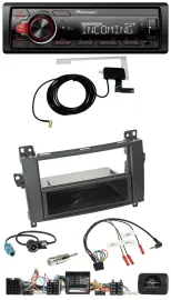 Автомагнитола для Mercedes Vito/Viano W639 Pioneer USB, DAB, Bluetooth, поддержка кнопок на руле, совместима с Audio 5