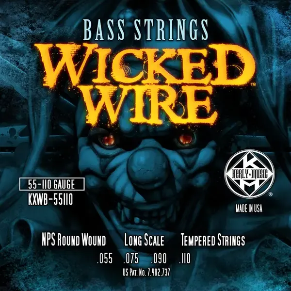 Струны для бас-гитары Kerly Wicked Wire KXWB-55110 55-110