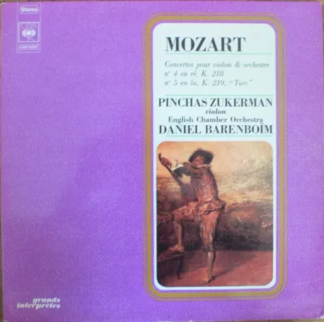 Виниловая пластинка Mozart – Concertos Pour Violon & Orchestre N° 4 En Ré, K. 218 / N° 5 En La, K. 219, "Turc" Б/У
