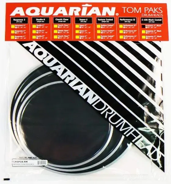 Комплект пластиков для барабана Aquarian  TCRSP2A-BK