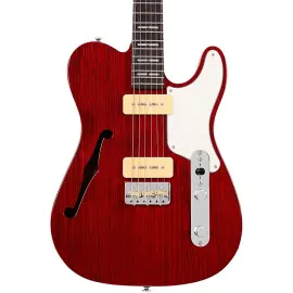 Полуакустическая электрогитара Sire Larry Carlton T7TM See Through Red