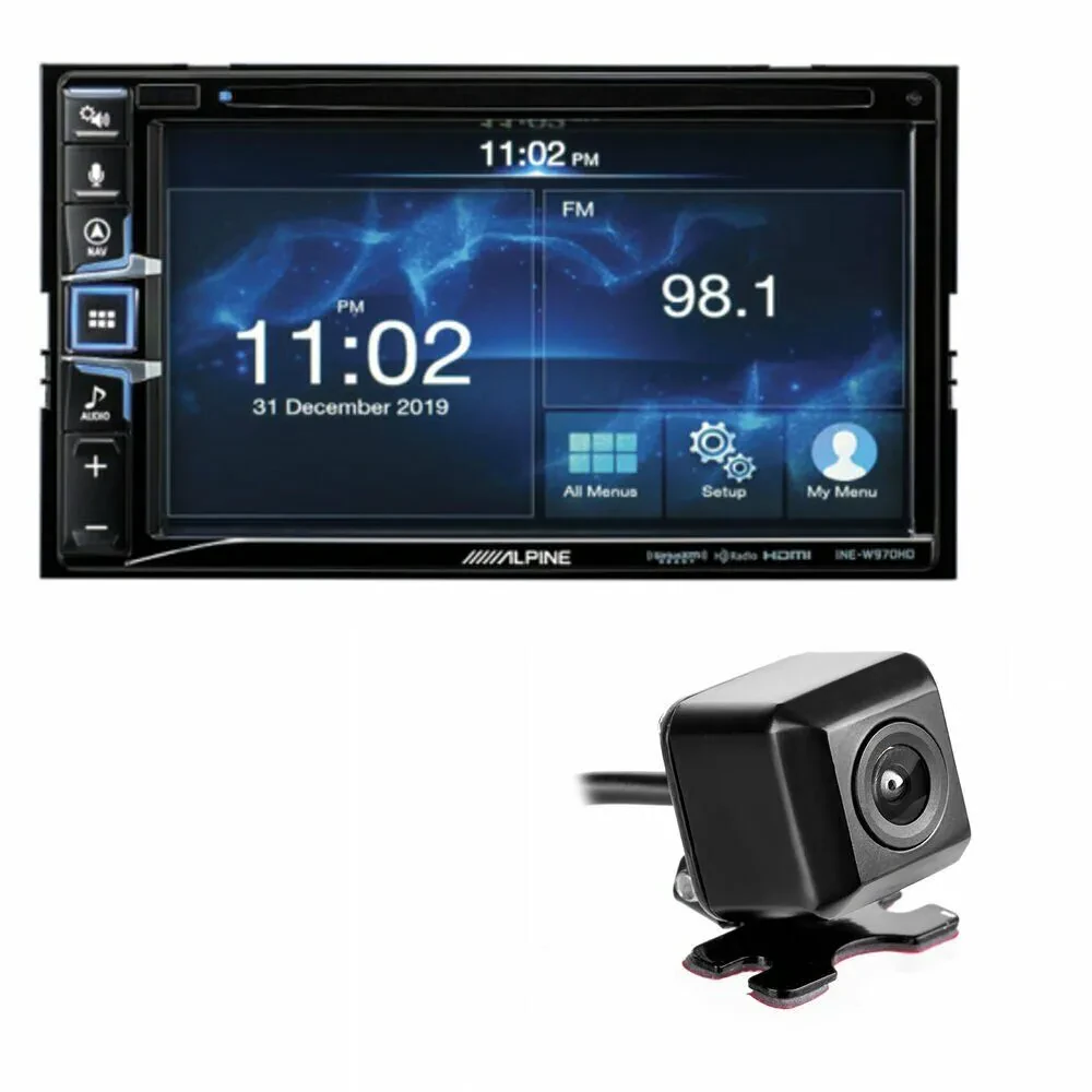 Alpine INE-W970HD 6.5" Navigation In-Dash Receiver with Free NVX Backup Camera