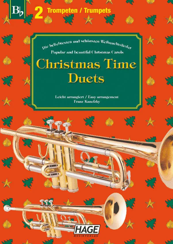 Ноты для 2 труб HAGE Christmas Time Duets