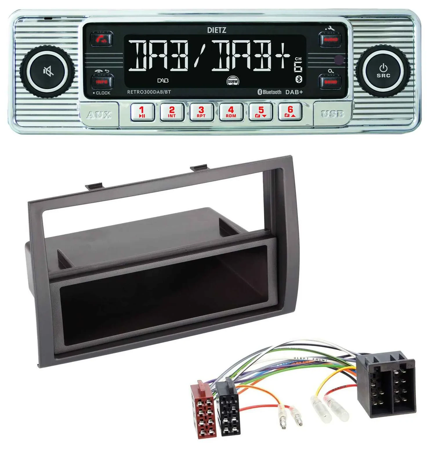 Dietz Bluetooth MP3 DAB USB Autoradio für Citroen Jumper Peugeot Boxer Fiat Duca